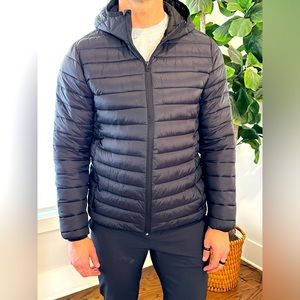 H&M Divided Men’s Puffer Jacket, Black, Size L — like new!